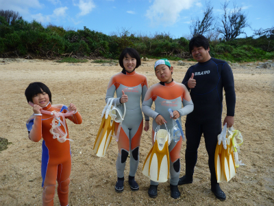 貸切☆家族だけでシュノーケル！①